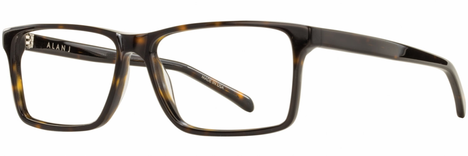 Alan J AJ102 Stylish Eyeglasses for Men & Women - Trendy Lightweight Frames for Reading, Driving & Everyday Use