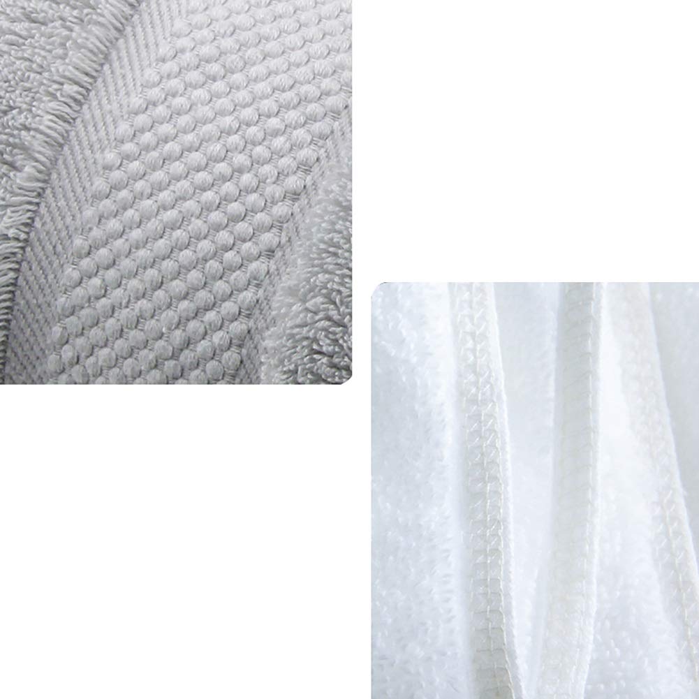 3-Piece Soft Cotton Hand Towels & Bath Towels Set - Highly Absorbent, Quick Dry, No Fading - Perfect for Home, Travel, Baby Care & Spa Use (White)