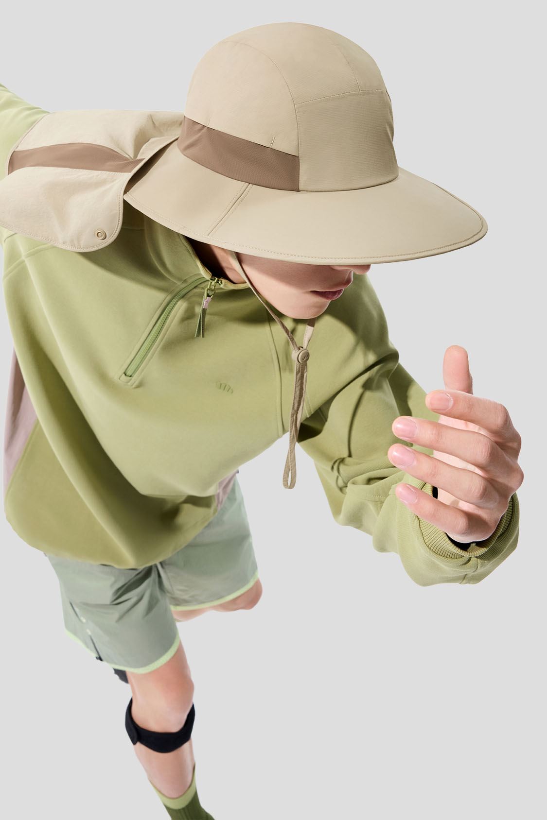 Zero Men's Full Protection Sun Hat UPF100+ - Wide Brim UV Protection for Outdoor Activities, Hiking, Fishing & Beach