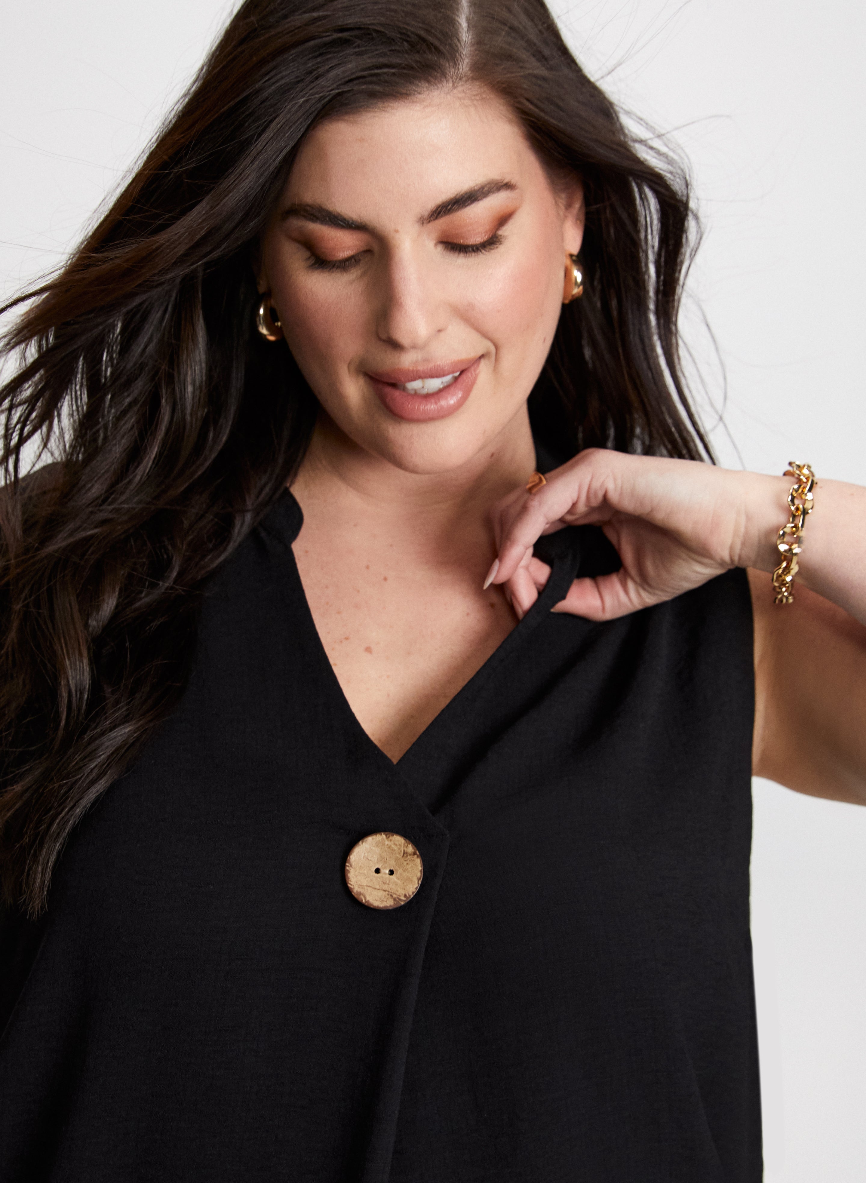 Elegant Button-Down Dress for Women - Stylish & Versatile for Office, Party & Everyday Wear