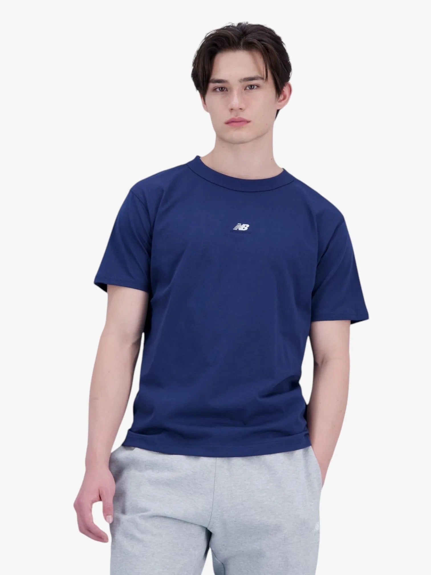 New Balance Athletics Remastered Blue T-Shirt for Men & Women - Lightweight, Breathable Running & Gym Workout Tee