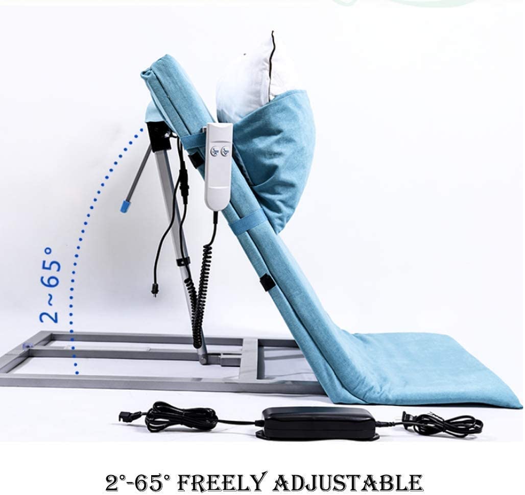 Electric Adjustable Bed Backrest - Sit-Up Support for Elderly & Disabled - Home Hospital Care & Relaxation Aid