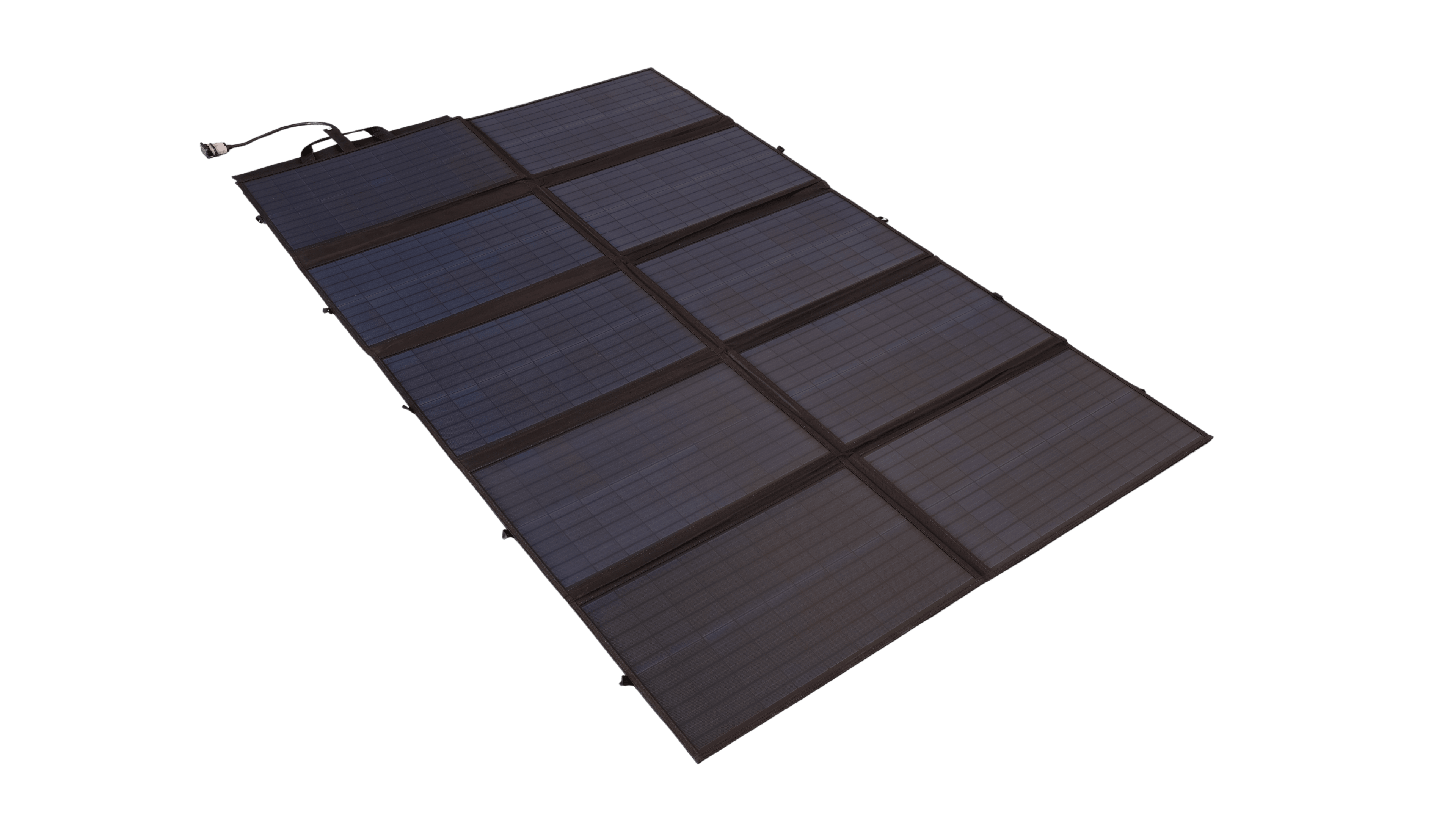 Baintech 350W Foldable Solar Blanket with PWM Controller - Portable Solar Panel for Camping, RV & Off-Grid Power (Includes Free 5M Anderson Cable) - Black