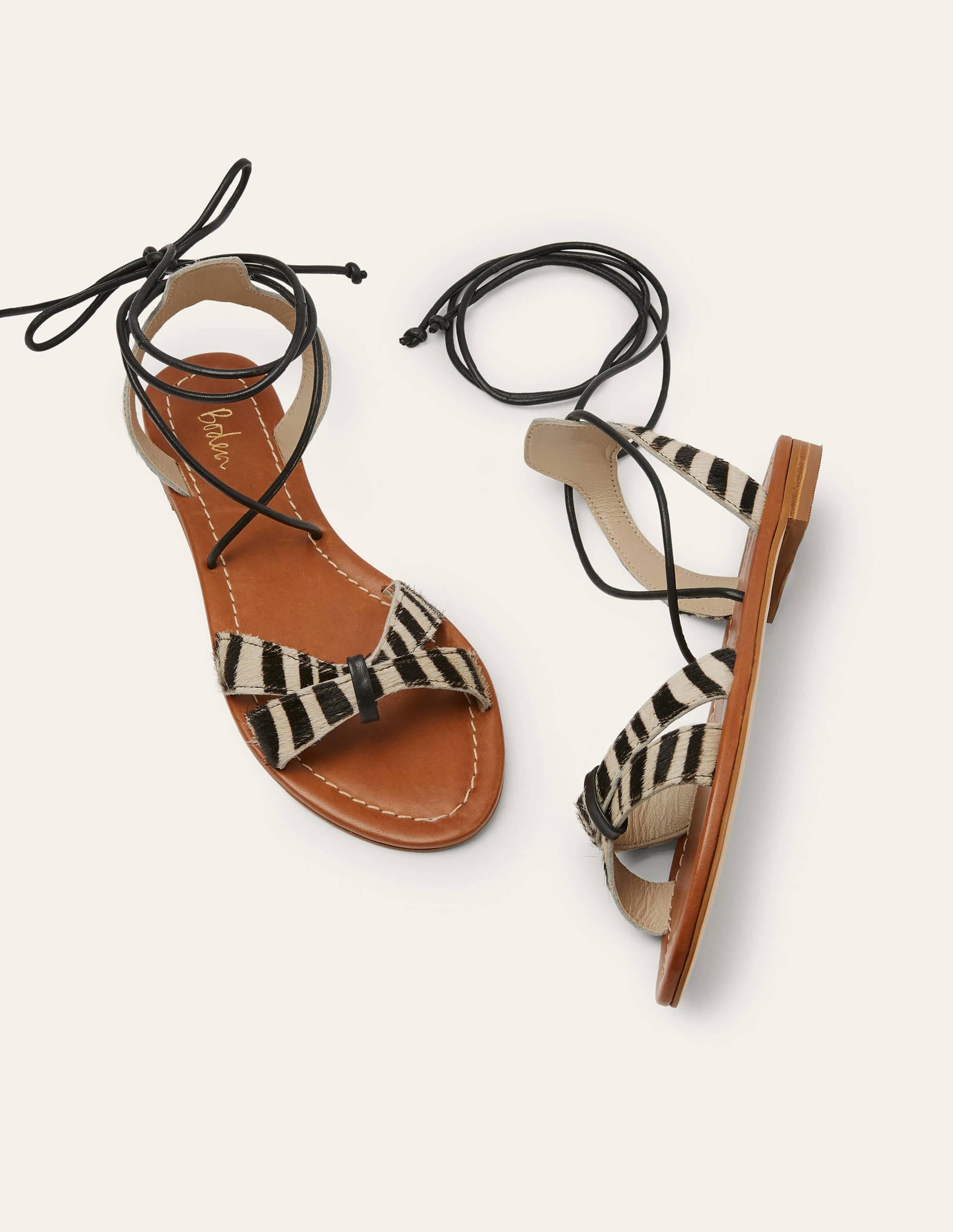 Amelie Women's Zebra Print Sandals - Comfortable & Stylish Summer Shoes for Beach, Pool, and Casual Outings