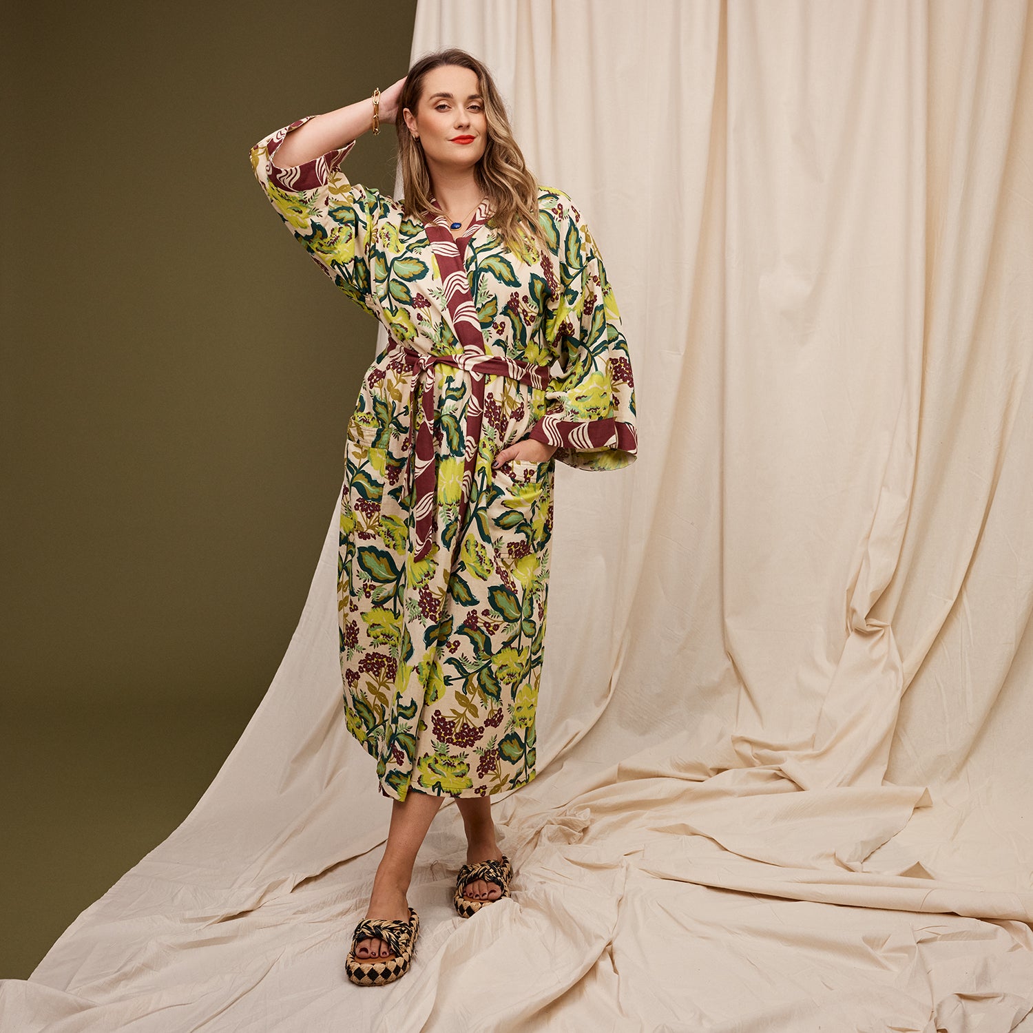Premium Margot Cotton Bath Robe for Women - Soft & Absorbent Luxury Spa Robe - Perfect for Bath, Pool, Beach & Relaxing at Home