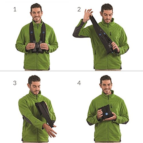 Miggo Strap and Wrap Binocular Case - Durable Protective Cover for Hiking, Bird Watching & Outdoor Adventures