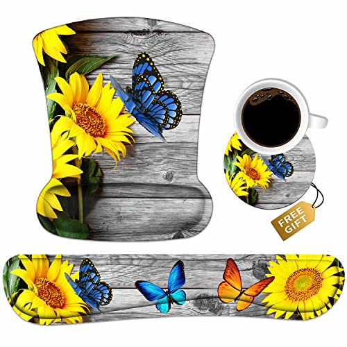 Sunflower and Butterfly-2
