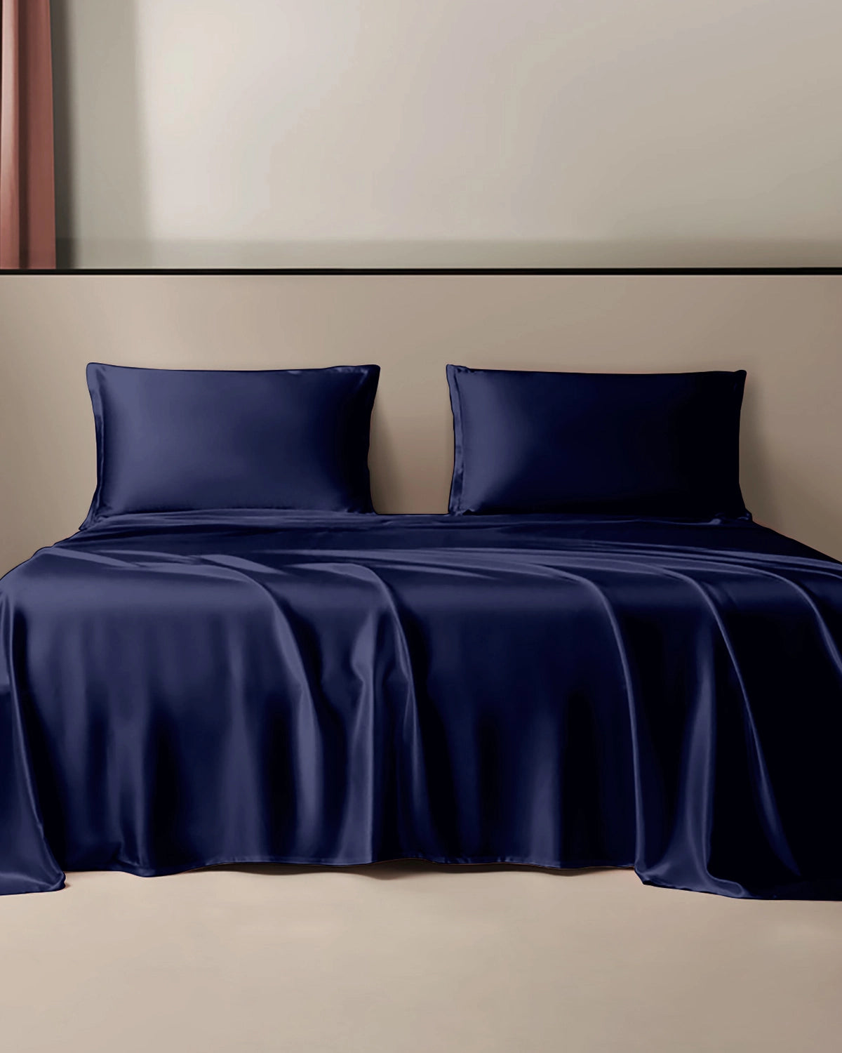 25 Momme 100% Pure Mulberry Silk Flat Sheet - Queen Size Luxury Bedding for Soft & Breathable Sleep - Perfect for Hot Sleepers & Sensitive Skin