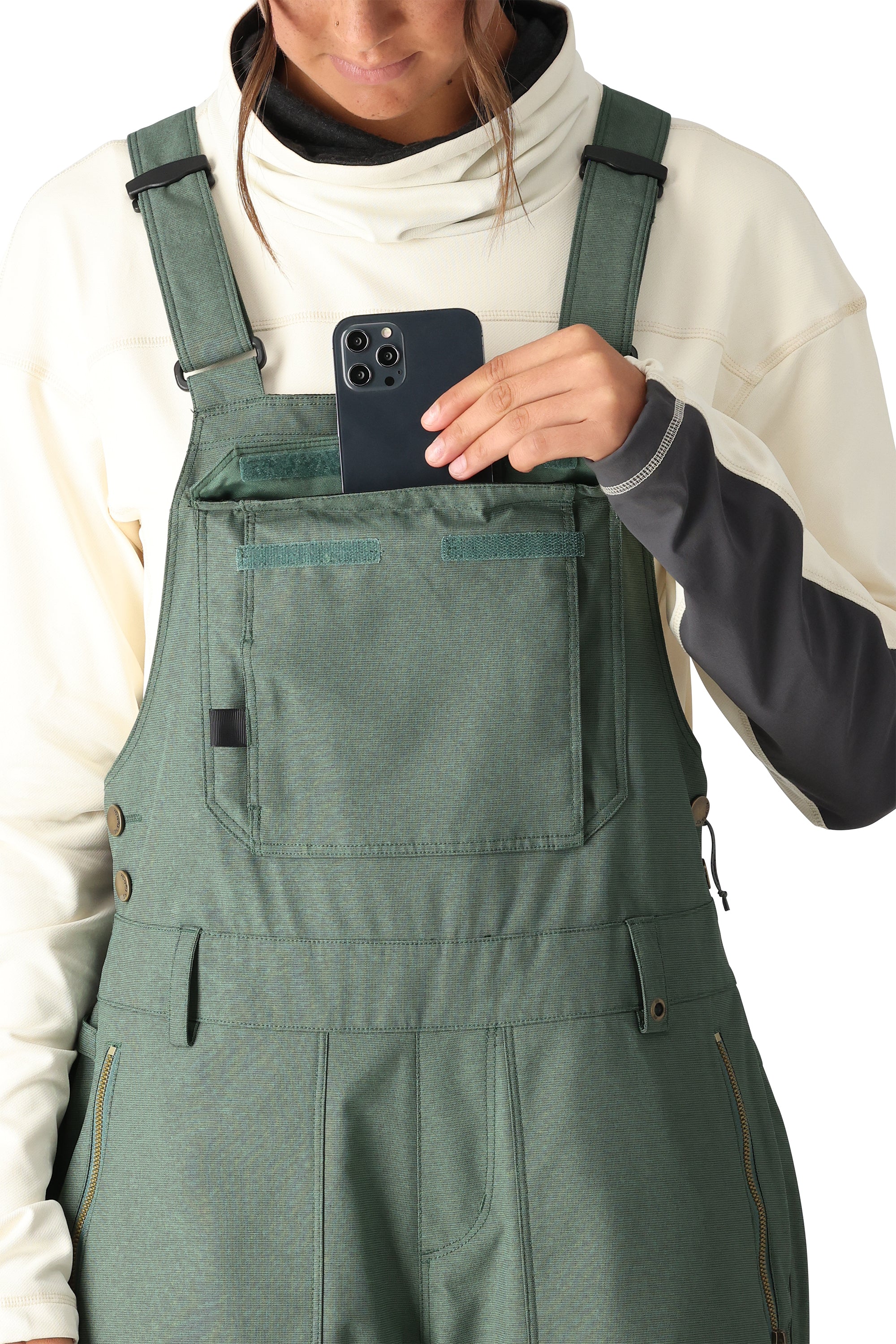 686 Women's Black Magic Insulated Bib Snow Pants - Waterproof Winter Ski Bib Overalls for Snowboarding & Cold Weather (2025) - Perfect for Skiing, Snowboarding & Outdoor Winter Activities
