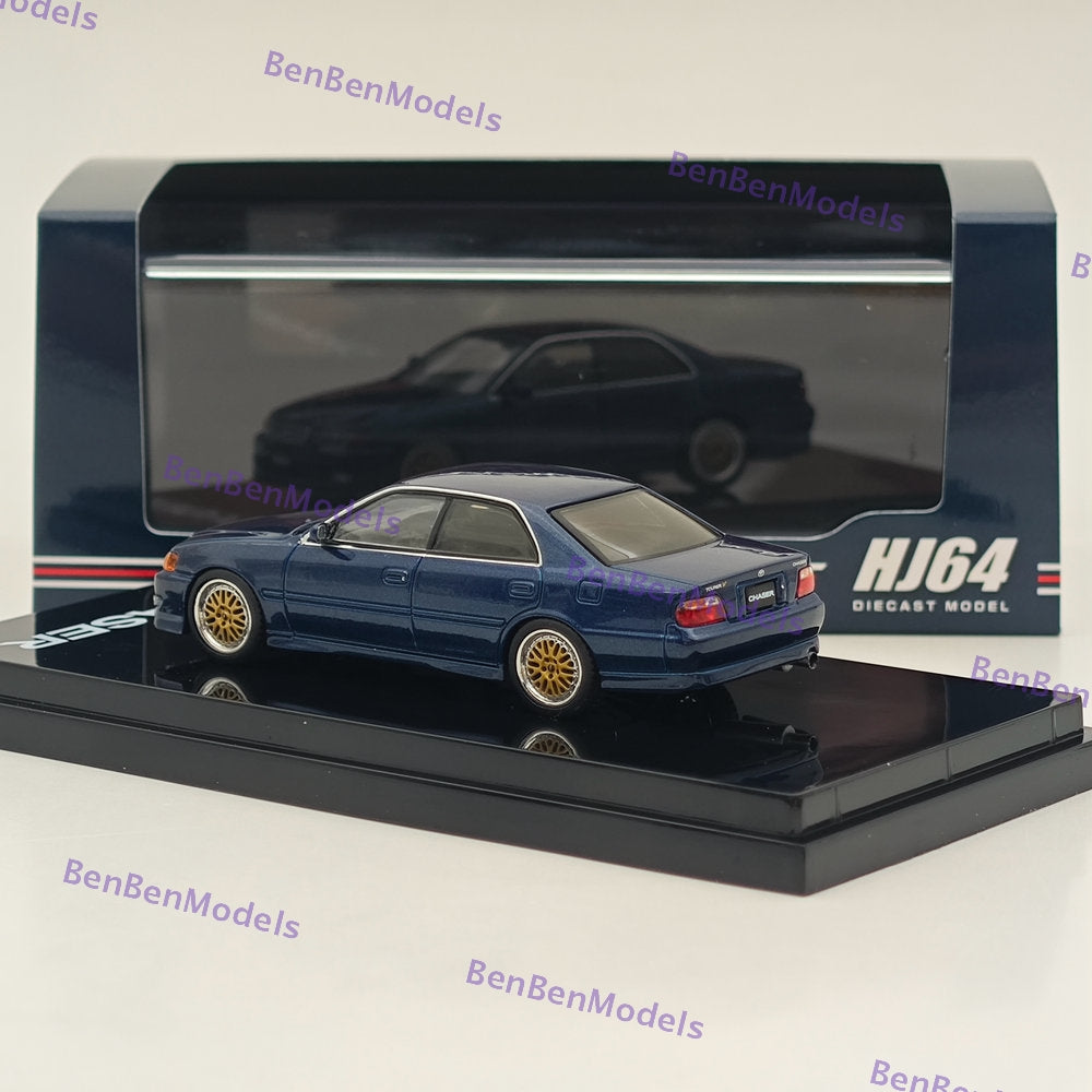1/64 Scale Toyota Chaser Tourer V (JZX100) 1998 JDM Style Diecast Model Car - HJ644072DBL by Hobby Japan - Perfect for Collectors, Car Enthusiasts & Display