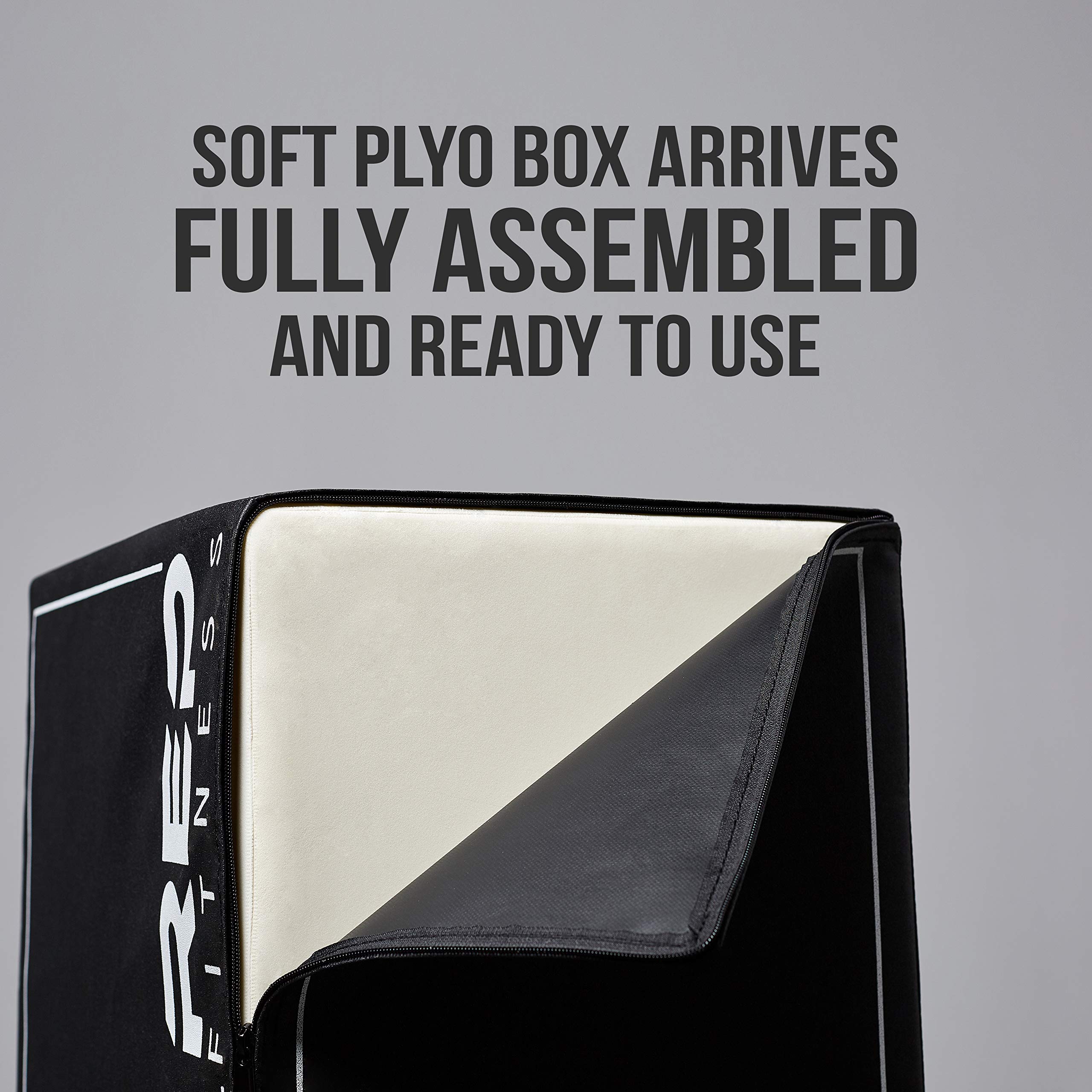 REP FITNESS 3-in-1 Soft Plyo Box - Non-Slip Jump Box for CrossFit, HIIT & Home Gym Workouts - Durable Foam Plyometric Box for Jump Training, Strength Exercises & Cardio - Available in 3 Sizes (20/24/30