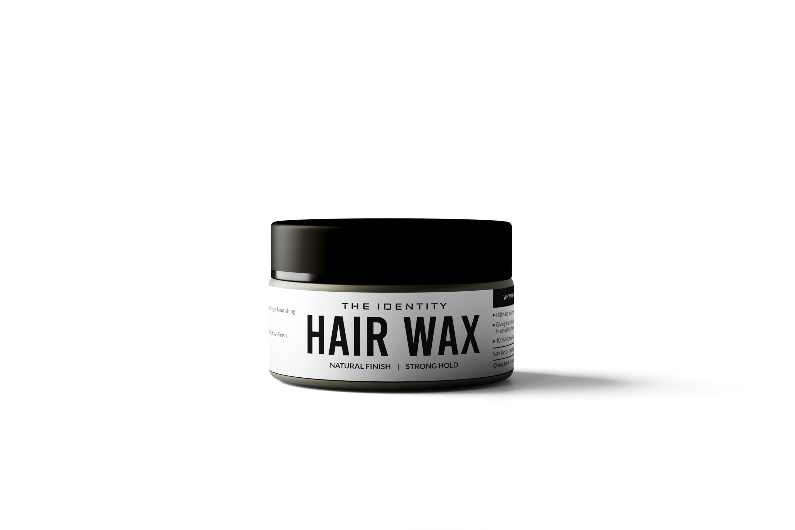Natural Hair Wax for Men - 75g | All Hair Types | Styling & Hold for Daily Grooming | Perfect for Work, Parties & Special Occasions