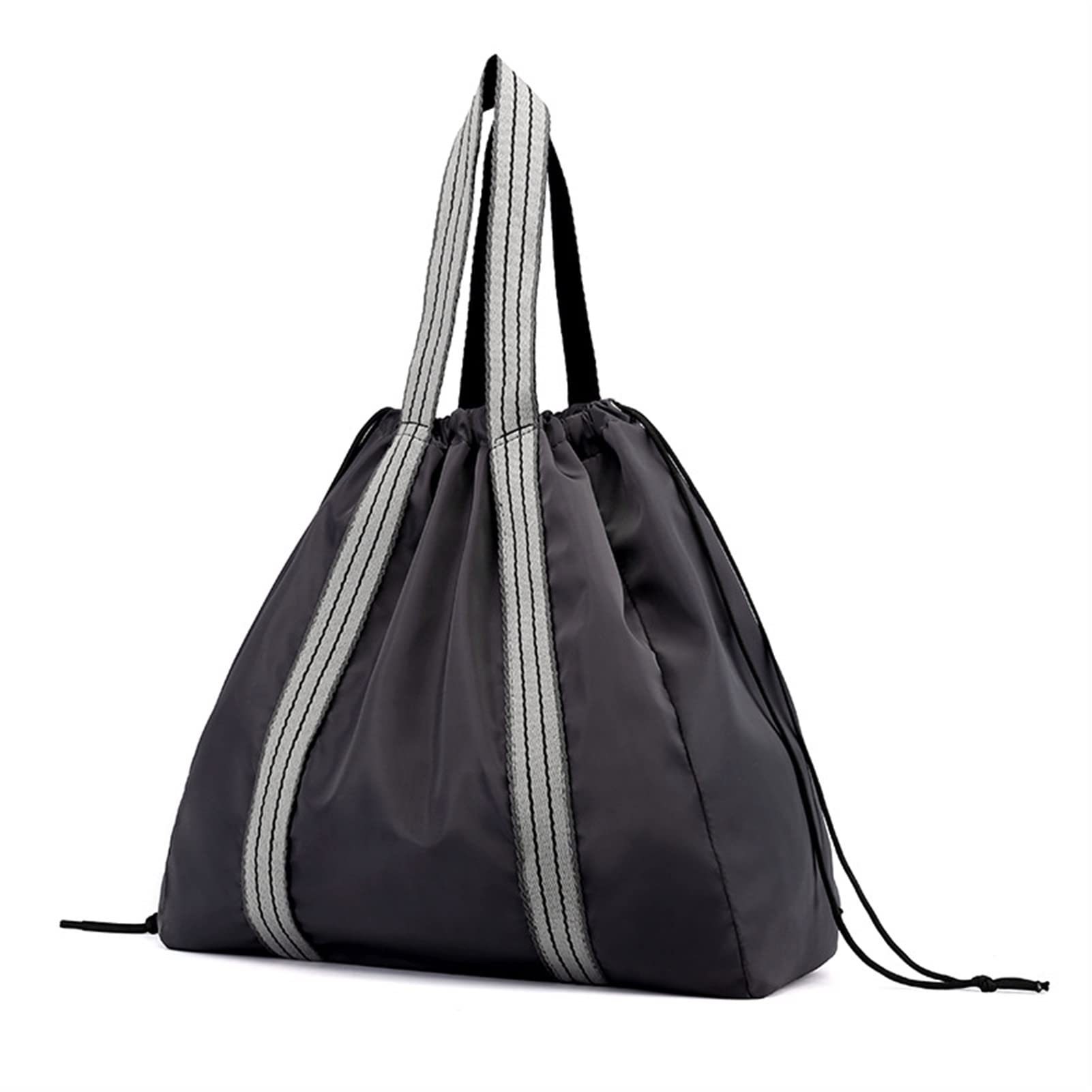 Premium Nylon Yoga Mat Bag for Women - Lightweight Gym Backpack with Drawstring, Sports Shoulder Bag for Yoga, Fitness, Travel & Workout (Dark Grey) - Perfect for Yoga Classes, Gym Sessions & Outdoor Activities
