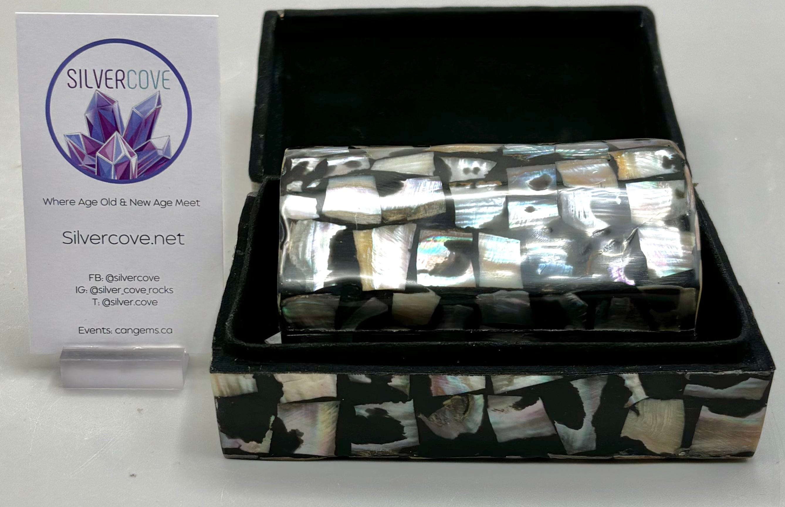 Exquisite Abalone Shell Nesting Boxes - Handcrafted Jewelry Organizer for Rings, Earrings & Necklaces | Perfect for Home Décor, Gift Giving & Travel Storage