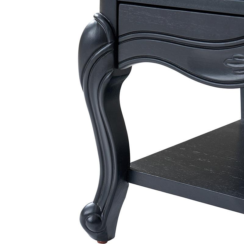 Nina Modern Nightstand with Hidden Drawer - Fully Assembled Bedside Table for Bedroom, Living Room & Office - Traditional Exquisite Design (Optional Types Available)