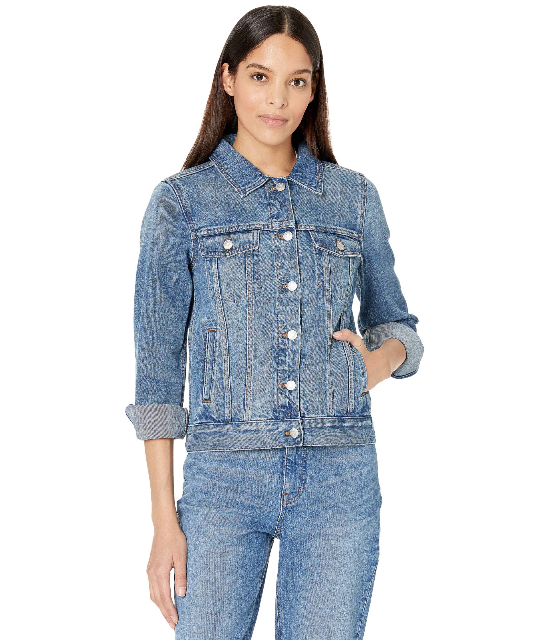 Madewell The Jean Jacket in Medford Wash - Classic Denim Jacket for Women | Vintage Style, Comfort Fit | Perfect for Casual Outfits & Layering in Fall & Spring