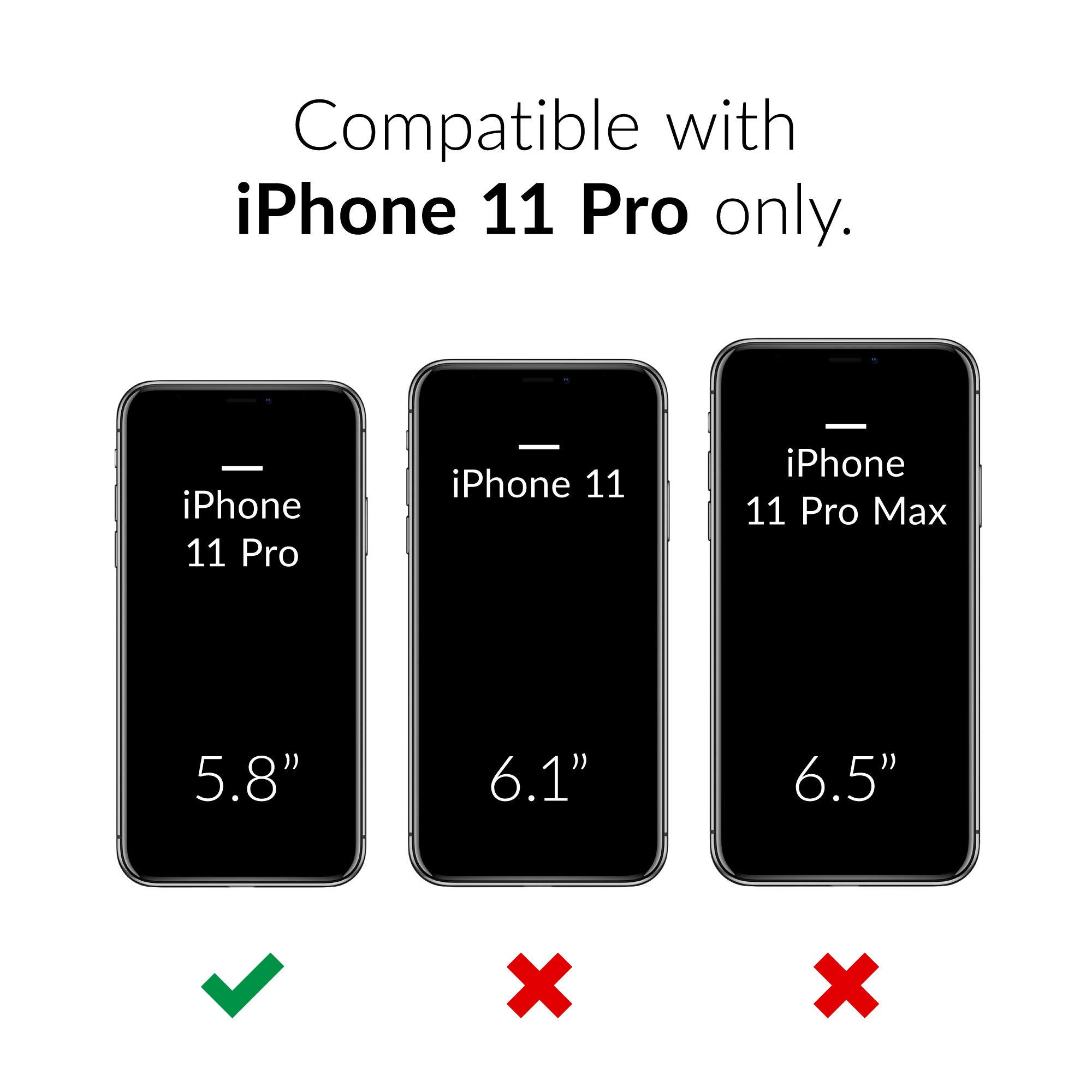 Crave iPhone 11 Pro Case with Dual Guard Protection - Mint & Grey Slim Protective Cover for Everyday Use & Travel