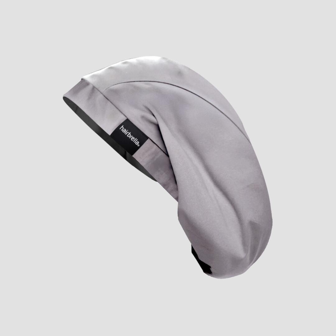 Waterproof Adjustable Shower Cap with Satin Lining - Hairbrella for Wet Hair Protection - Perfect for Bathing, Swimming & Salon Visits