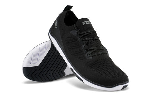 Xero Nexus Knit Men's Barefoot Shoes - Black Athletic Lifestyle Sneakers for Running, Walking & Gym Workouts