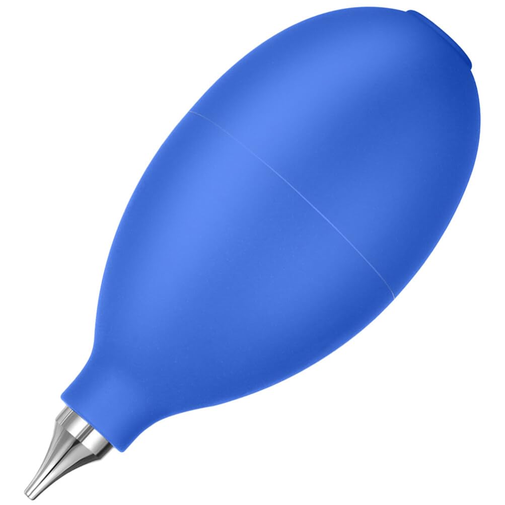 Gatuida Dust Cleaner Blower Bulb - Compressed Air Blower for Camera Lens Cleaning, Electronics, Keyboard & Sensitive Equipment - Blue Camera Air Duster for Photography, Computer & Office Use