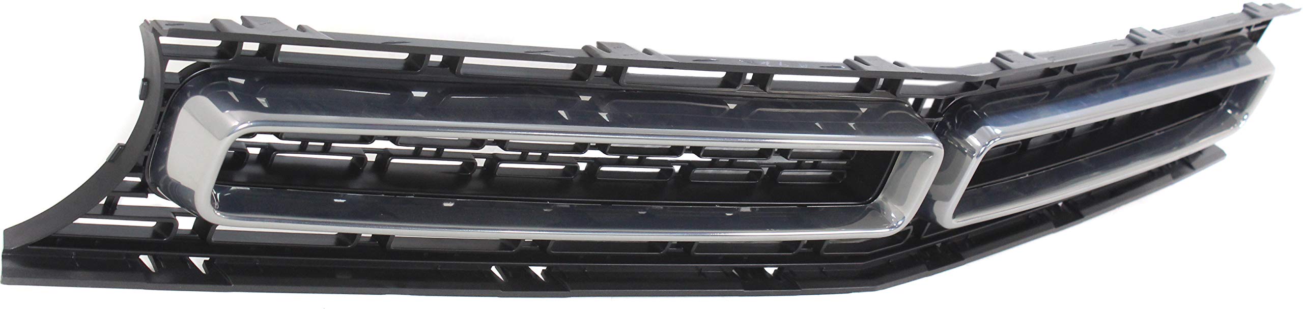 Garage-Pro Grille Assembly for Dodge Challenger 2015-2017 - Textured Black with Chrome Molding - Fits GT/R/T/R/T Plus/R/T 392/SXT/SXT Plus Models - Upgrade Your Car's Front End Style for Street & Show