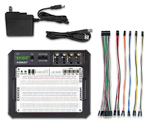 Digilent Analog Discovery Studio - Portable Electronics Lab Kit for Students | Circuit Design, Engineering Projects & STEM Learning | Ideal for Home, Classroom & DIY Experiments