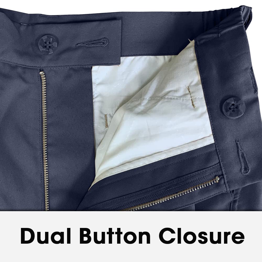 Premium Navy Blue Microfiber Golf Pants for Men - Stretchable & Breathable Plus Fours - Perfect for Golfing, Casual Wear & Outdoor Activities