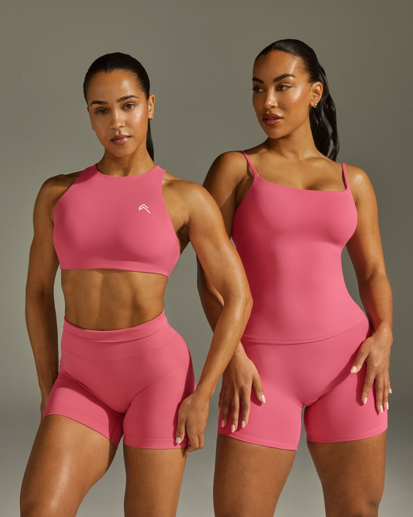 SoftMotion™ Strappy Vest with Built-in Bra Shelf - Dark Velvet Pink | Seamless Comfort for Yoga, Workouts & Lounge Wear