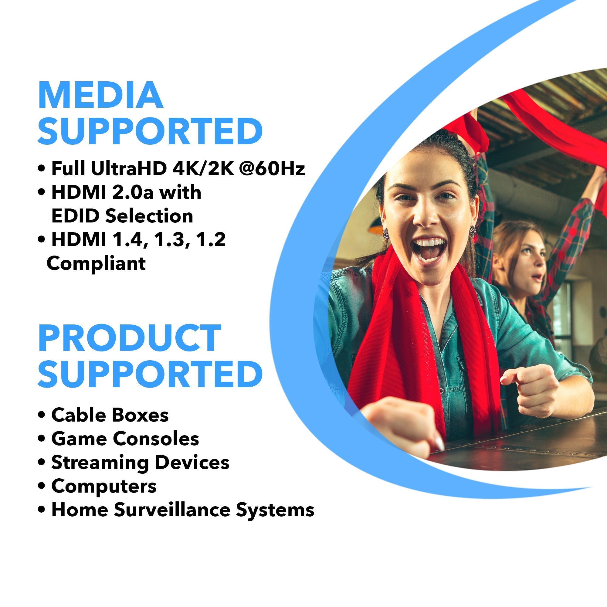 1x16 HDMI Splitter 4K Ultra HD - 1 Input 16 Output Ports with EDID Support | Perfect for Home Theater, Gaming & Multi-Screen Presentations (UHDS 1016)