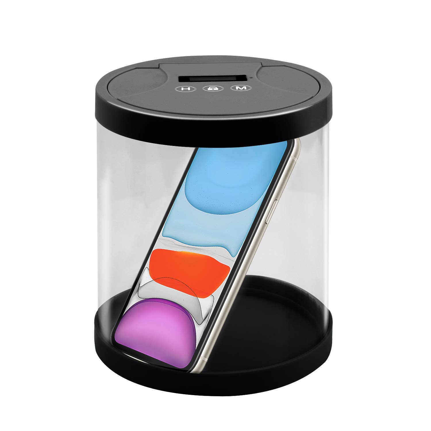 Timer Lock Container - Multi-Function Phone Time Lock Box to Prevent Smartphone Addiction | Ideal for Quitting Smoking, Alcohol, Candy & Gaming | Perfect for Home, Office & Study Focus