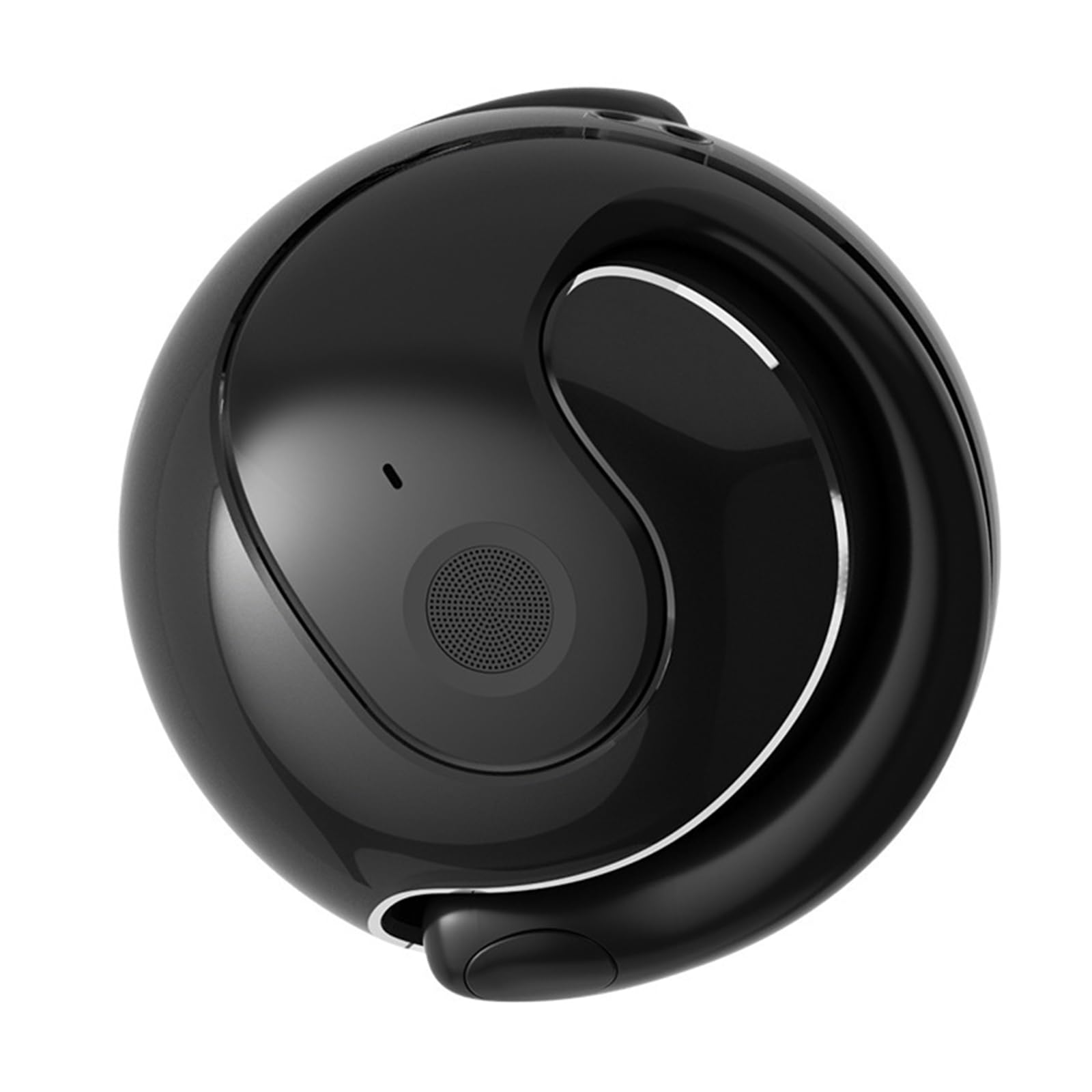Detull Wireless Earbuds Bluetooth 5.3 Over-Ear Headphones, IPX7 Waterproof Sport Earphones with 3D Holographic Stereo Sound for iPhone Android Phone Laptop - Perfect for Running, Gym Workouts & Office Use (Black)
