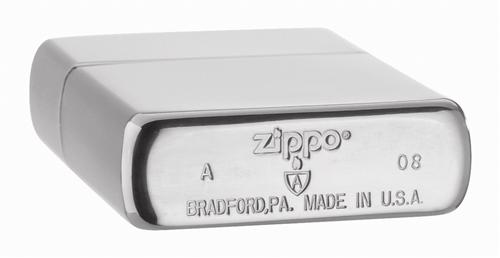 Zippo Armor High Polish Chrome Windproof Lighter - Refillable & Durable Metal Lighter for Outdoor Camping, Hiking, and Everyday Use