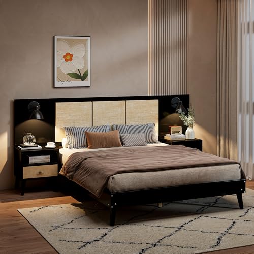 Black With Nightstands