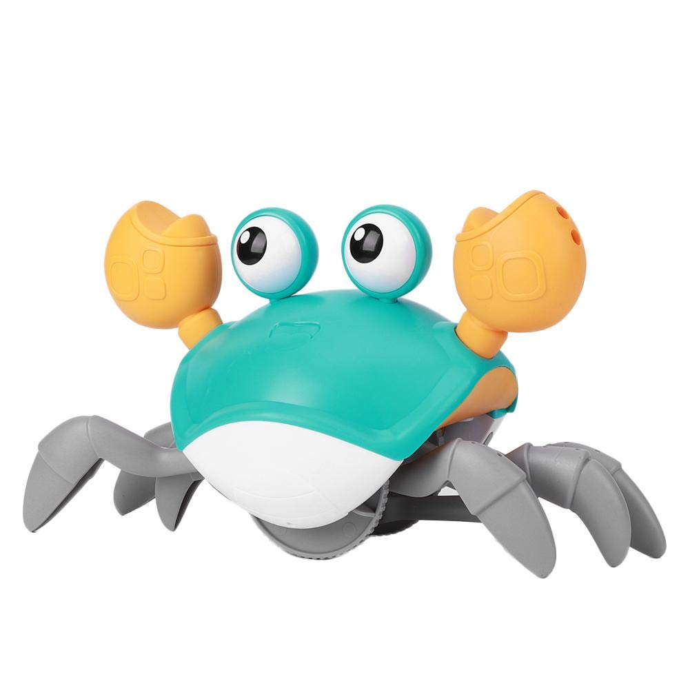 Junluck Wind-Up Bathtub Toy - Cartoon Crab Water Play Toy for Toddlers, Fun Pool & Bath Time Activity for Kids (Dynamic Blue) | Perfect for Indoor & Outdoor Water Play, Preschool Learning & Sensory Development