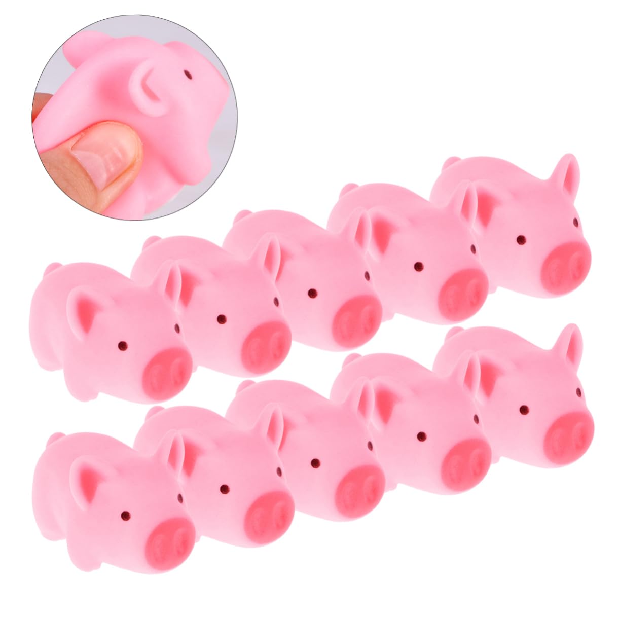 KICHOUSE 36 Pcs Pig Bath Toys for Toddlers - Non-Toxic Baby Sensory Bathtub Toys with Sprinkler Function, Safe Bathroom Play Set (Pink) - Perfect for Sensory Play, Bathtime Fun & Early Learning Development
