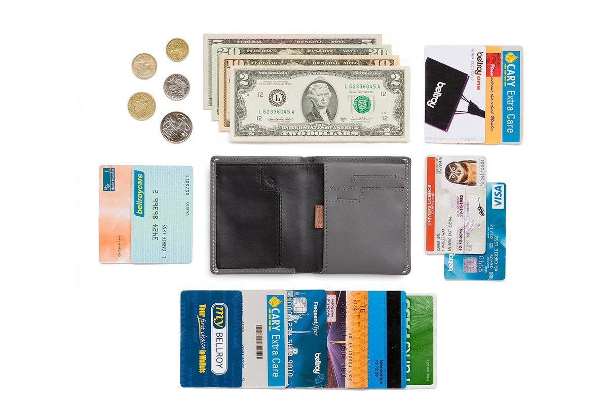 Bellroy Note Sleeve Wallet - Slim RFID Blocking Leather Wallet for Men & Women | Perfect for Everyday Carry, Travel & Minimalist Lifestyle