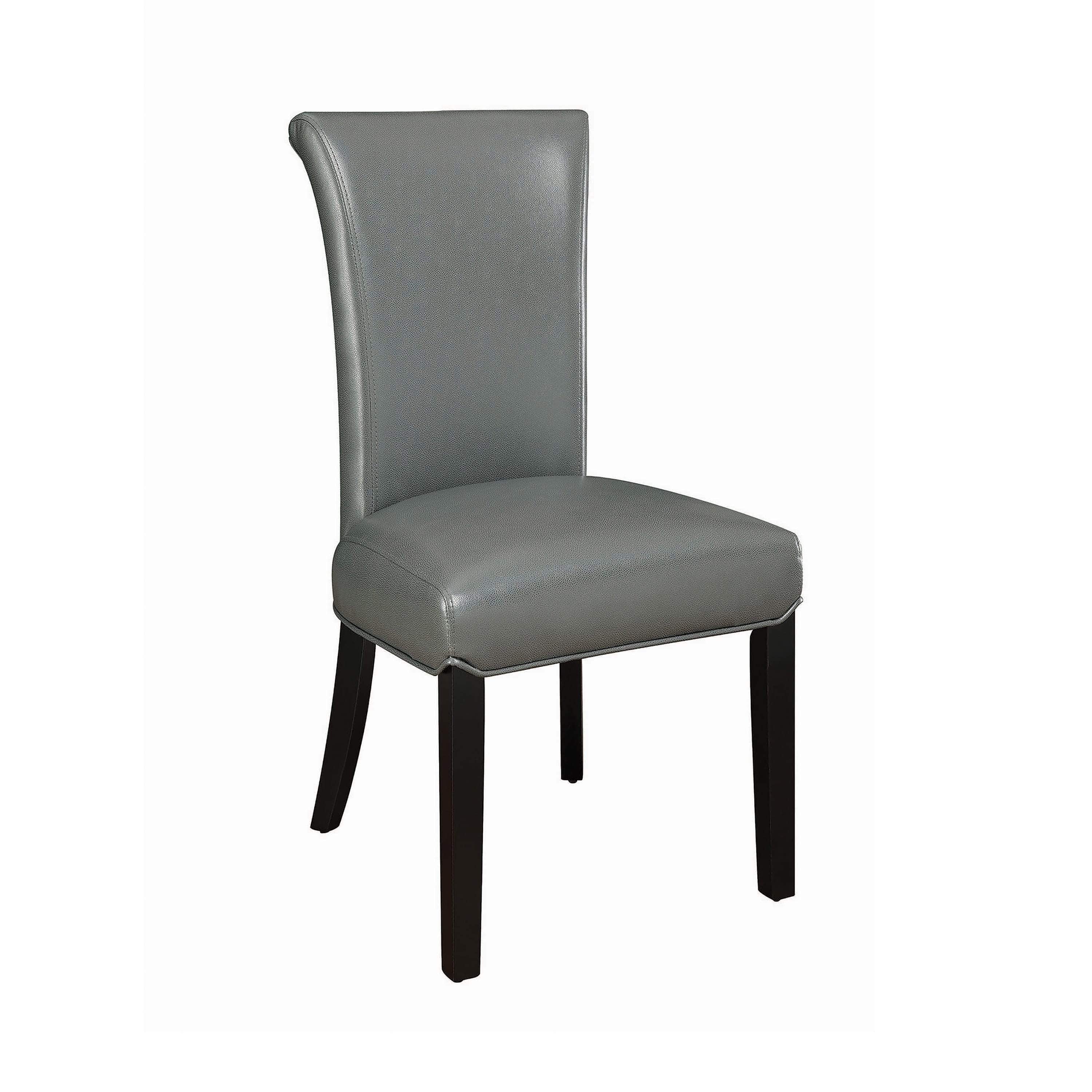 Luxury Upholstered Side Chairs Set of 2 - Cappuccino & Grey Accent Chairs for Dining Room, Living Room, Bedroom | Modern Comfortable Armless Chairs with Sturdy Wooden Legs | Perfect for Home Decor, Guest Seating & Small Spaces