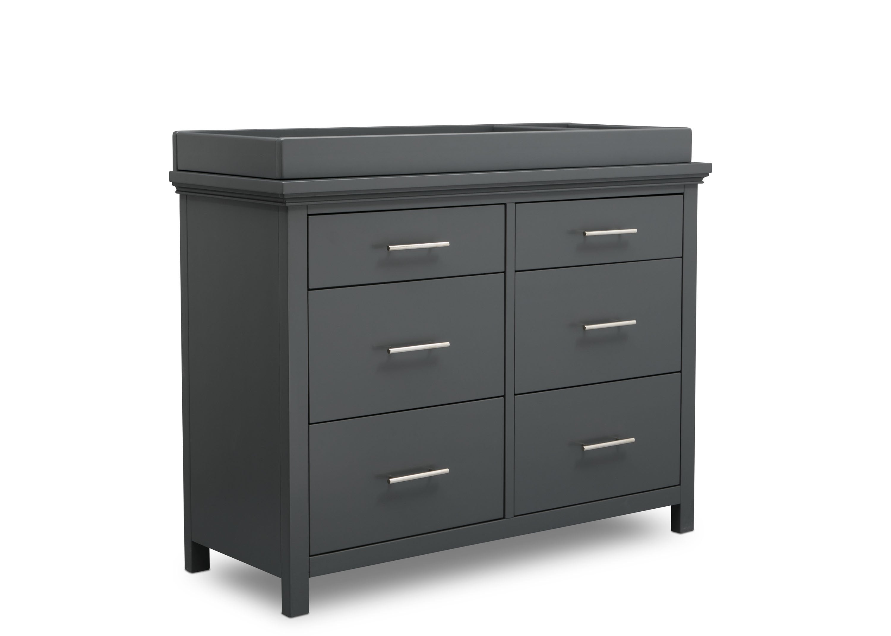 Avery 6 Drawer Dresser with Changing Top - Nursery Baby Changing Table & Storage Organizer for Kids Bedroom, Perfect for Diaper Storage and Baby Essentials Organization