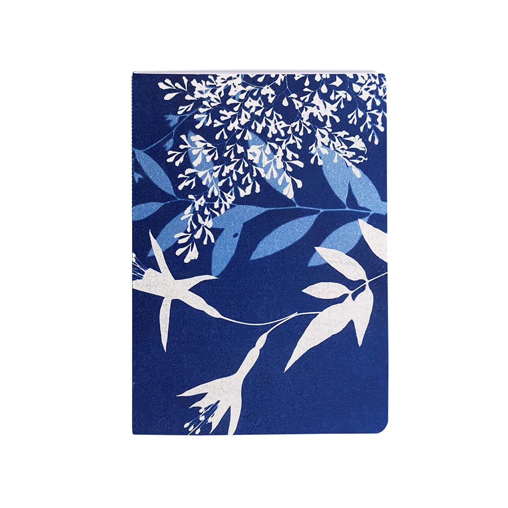 Clairefontaine Cyanotype A6 Notebook - Sewn Spine, Stapled Binding - Perfect for Sketching, Journaling & Note Taking