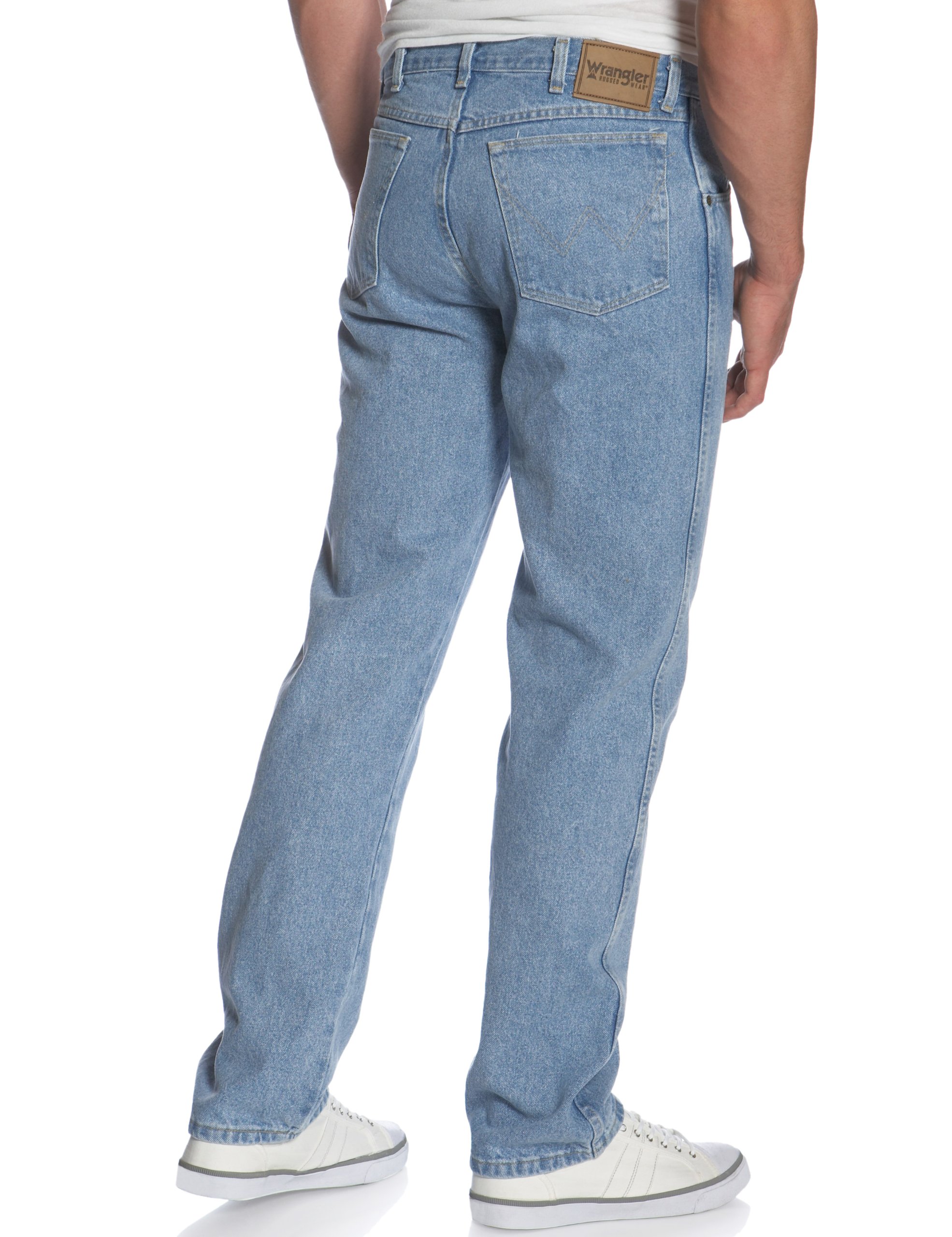 Wrangler Men's Rugged Wear Classic Fit Jeans - Durable Denim Pants for Work, Outdoor & Casual Wear | Comfortable & Stylish for Everyday Use