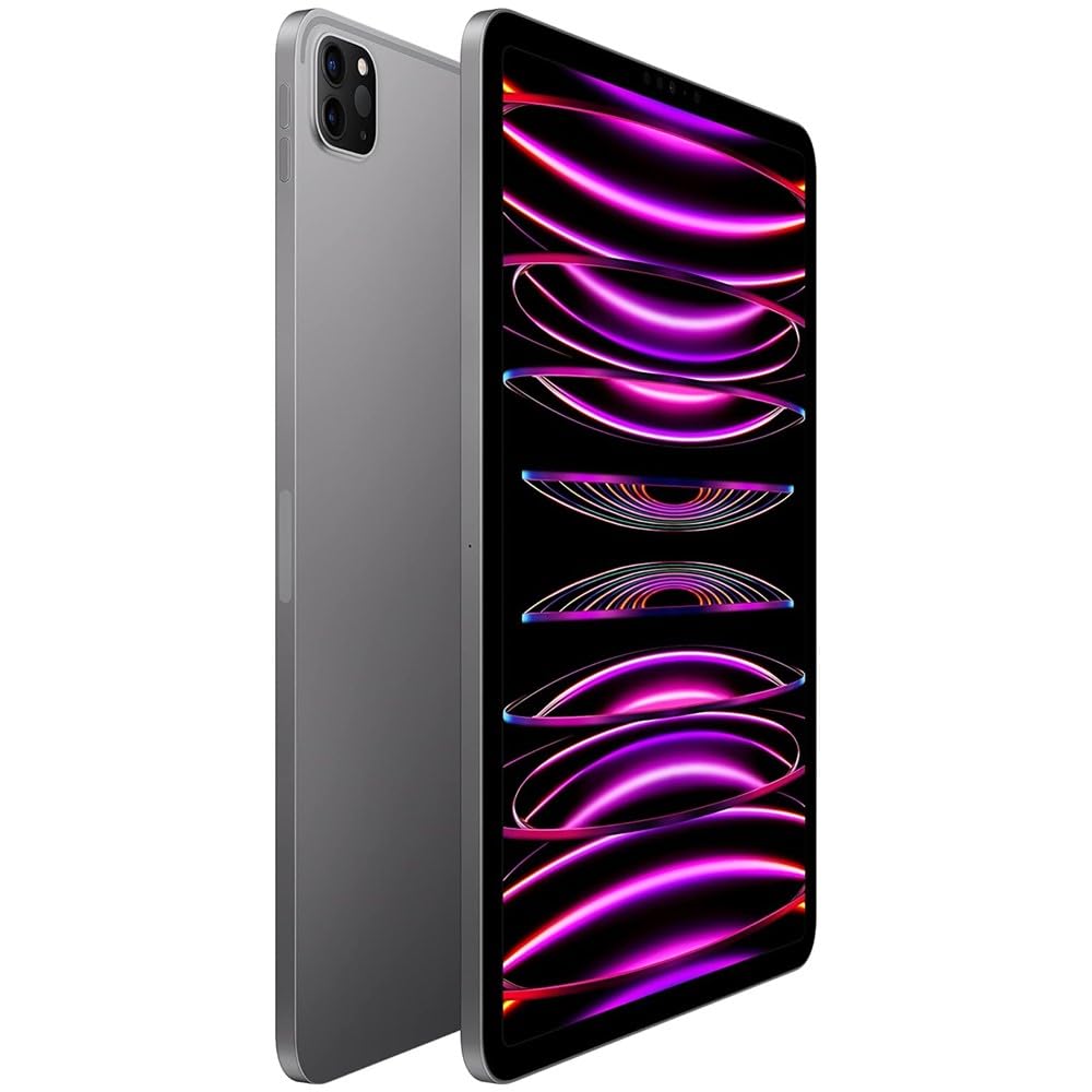 Apple iPad Pro 11-inch 4th Generation (2022) 256GB WiFi + 5G LTE Unlocked - Space Gray (Renewed Like New) - Perfect for Business, Creative Work & Entertainment