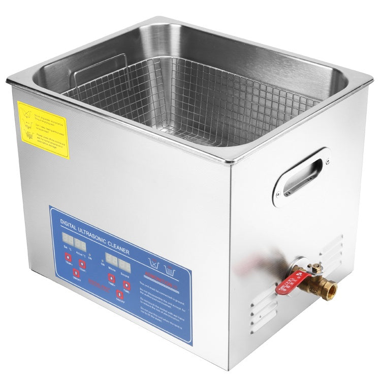 Genesis Ultrasonic Digital Cleaner 10L 110V/220V - Professional Jewelry, Eyeglasses & Small Parts Cleaning - Home & Commercial Use