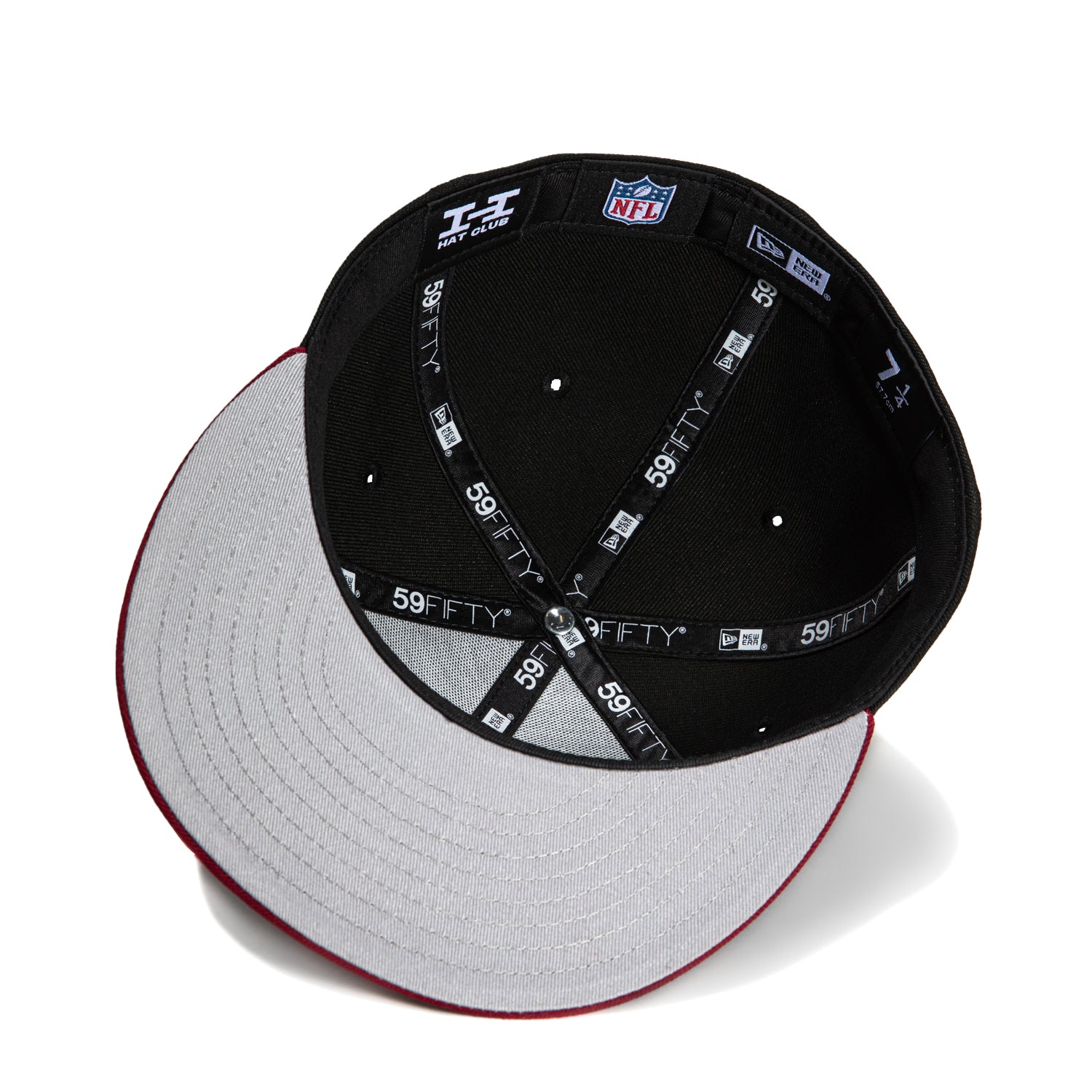 New Era 59Fifty San Francisco 49ers Embroidered Logo Patch Snapback Hat - Black & Cardinal Red - Official NFL Licensed Cap for Football Fans & Streetwear Style