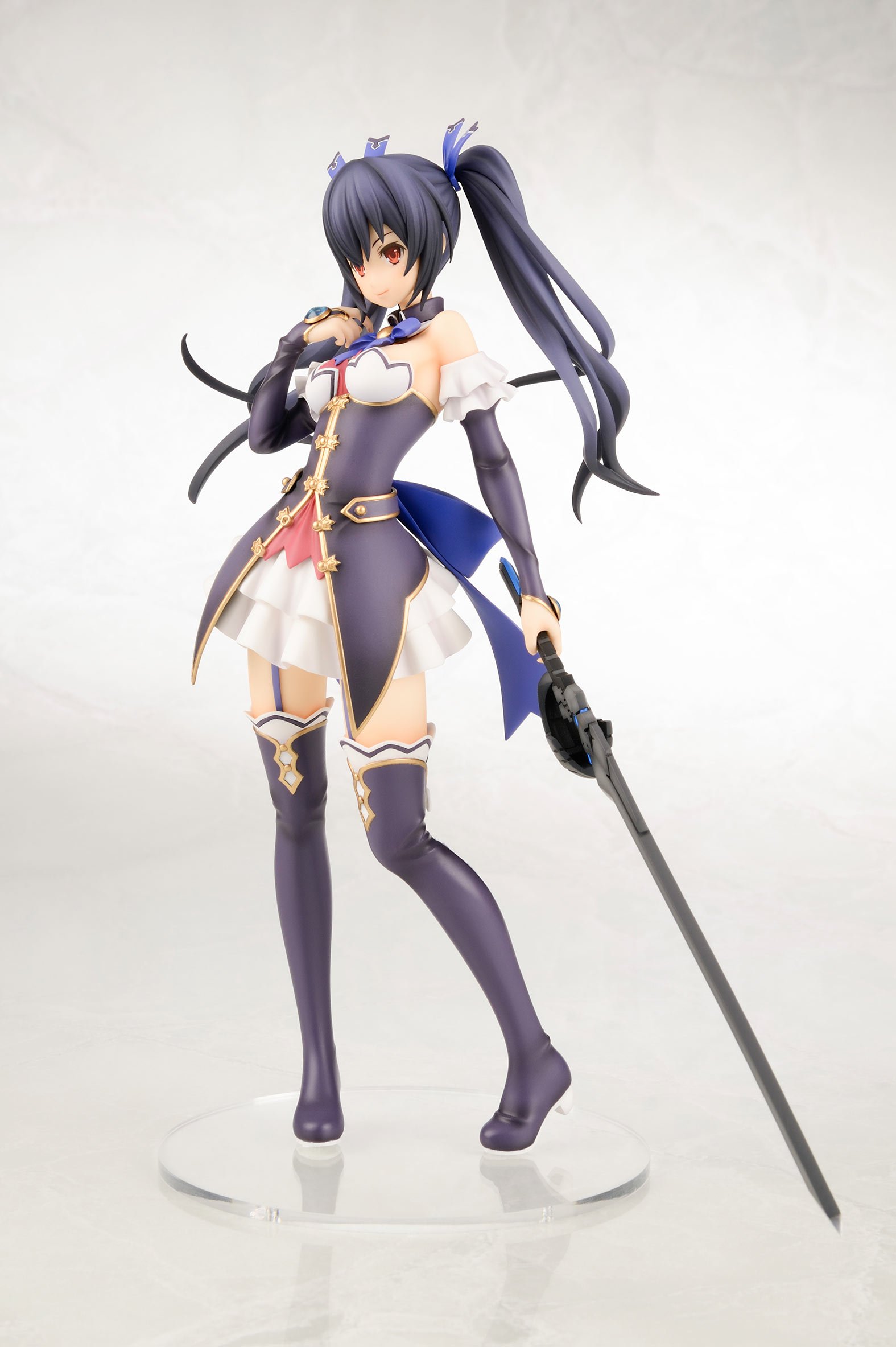 Hyperdimension Neptunia Noir Broccoli PVC Anime Figure 1/8 Scale - Perfect for Anime Collectors & Gaming Room Decor