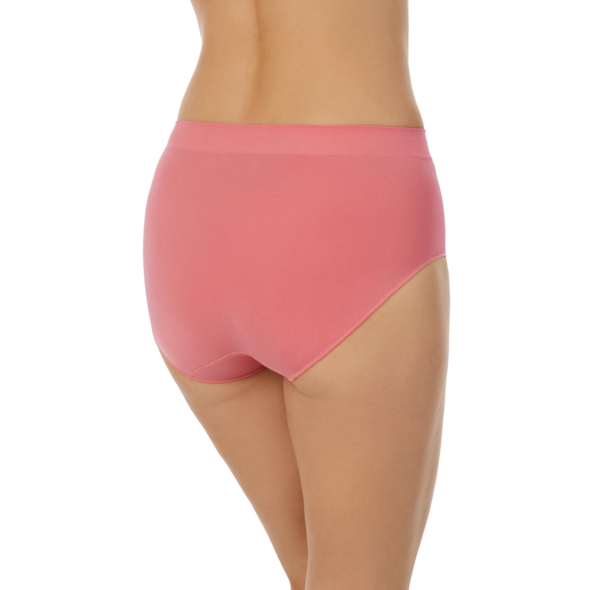Carole Hochman Women's Seamless Full Coverage Panties 5-Pack - Ultra Soft Silky Underwear for Everyday Comfort - Regular & Plus Sizes - Perfect for Work, Travel and Lounge Wear