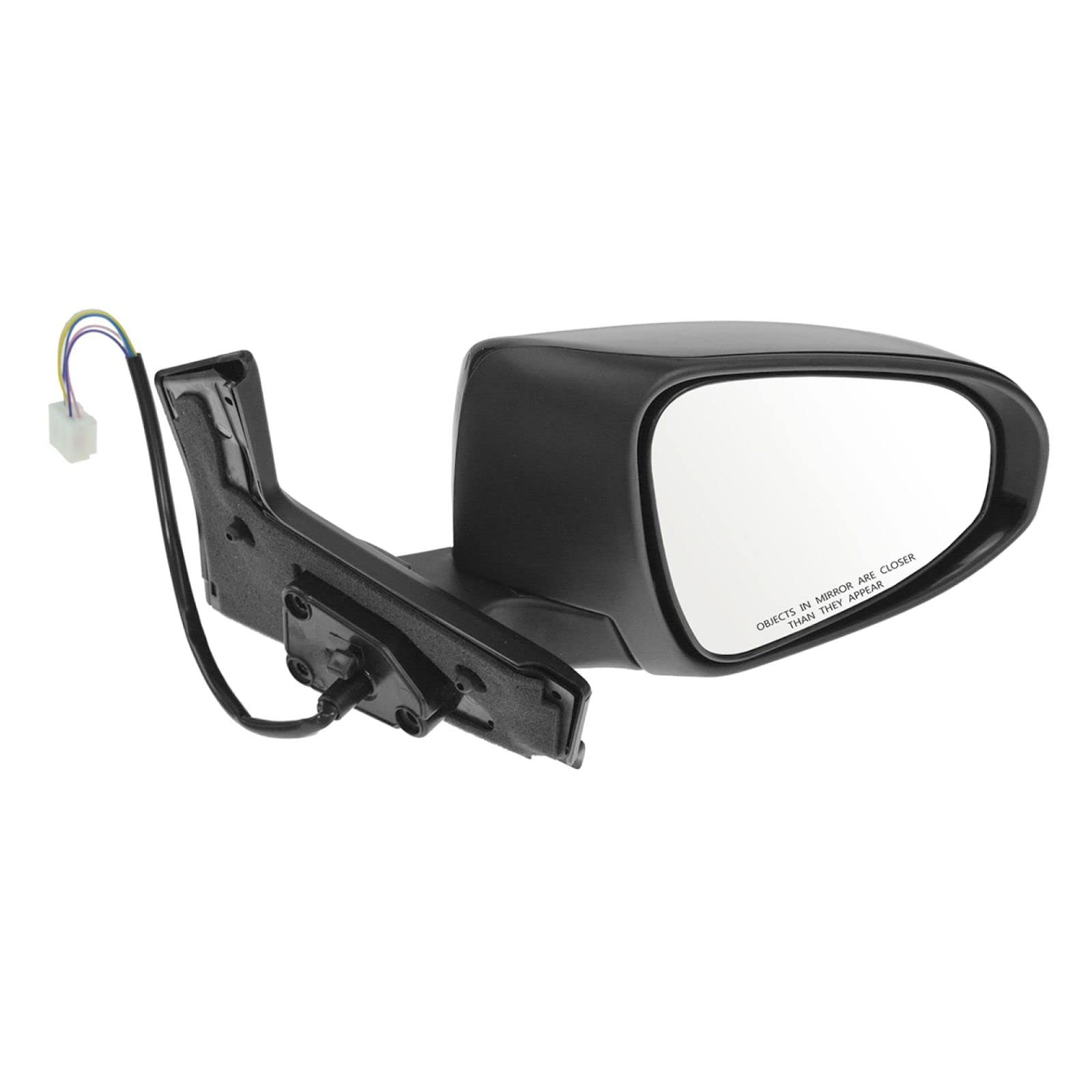Right Side Passenger Mirror Without Heat Compatible with 2012-2019 Toyota Prius C - Replacement Part TO1321297 - Perfect for Parking, Lane Changes & Safe Driving