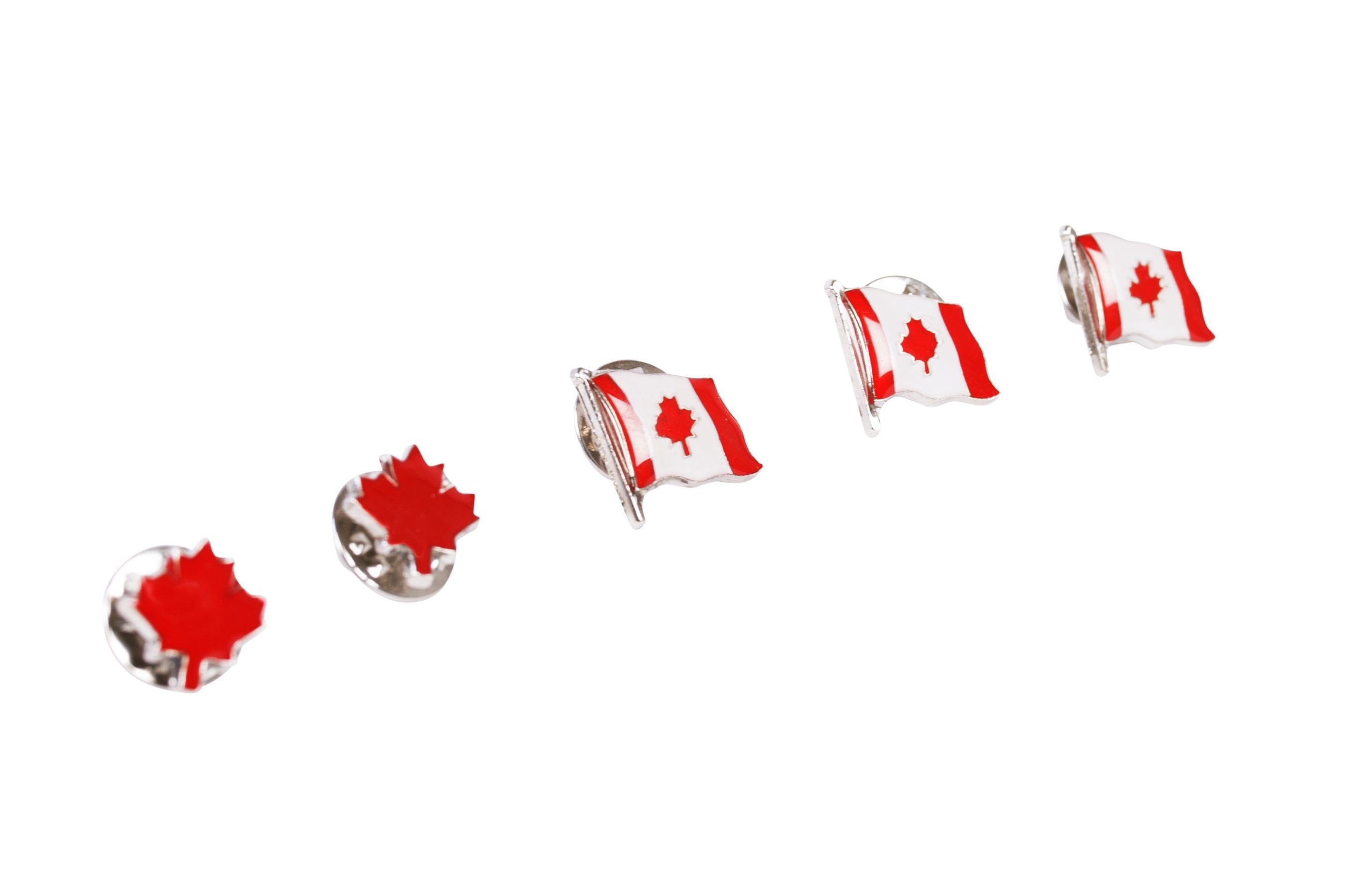 Authentic Austin House Canadian Flag Lapel Pins - Patriotic Accessories for Suits, Hats & Bags | Perfect for Canada Day, National Holidays & Gifts