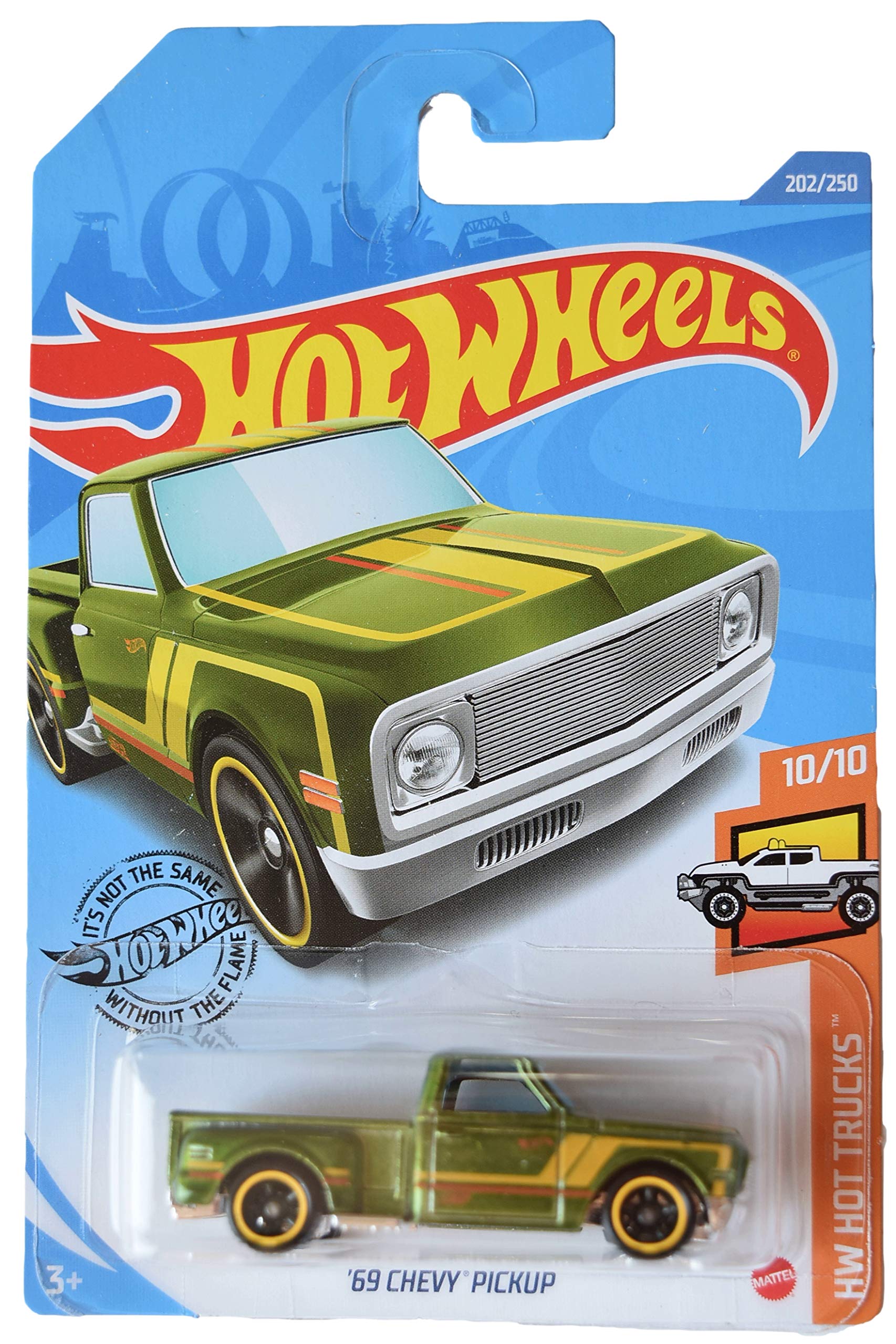 Mattel Hot Wheels Super Treasure Hunt '69 Chevy Pickup 202/250 Limited Edition Die-Cast Car - Rare Collectible Toy for Kids & Adults - Perfect for Display, Gifts, and Car Enthusiast Collections