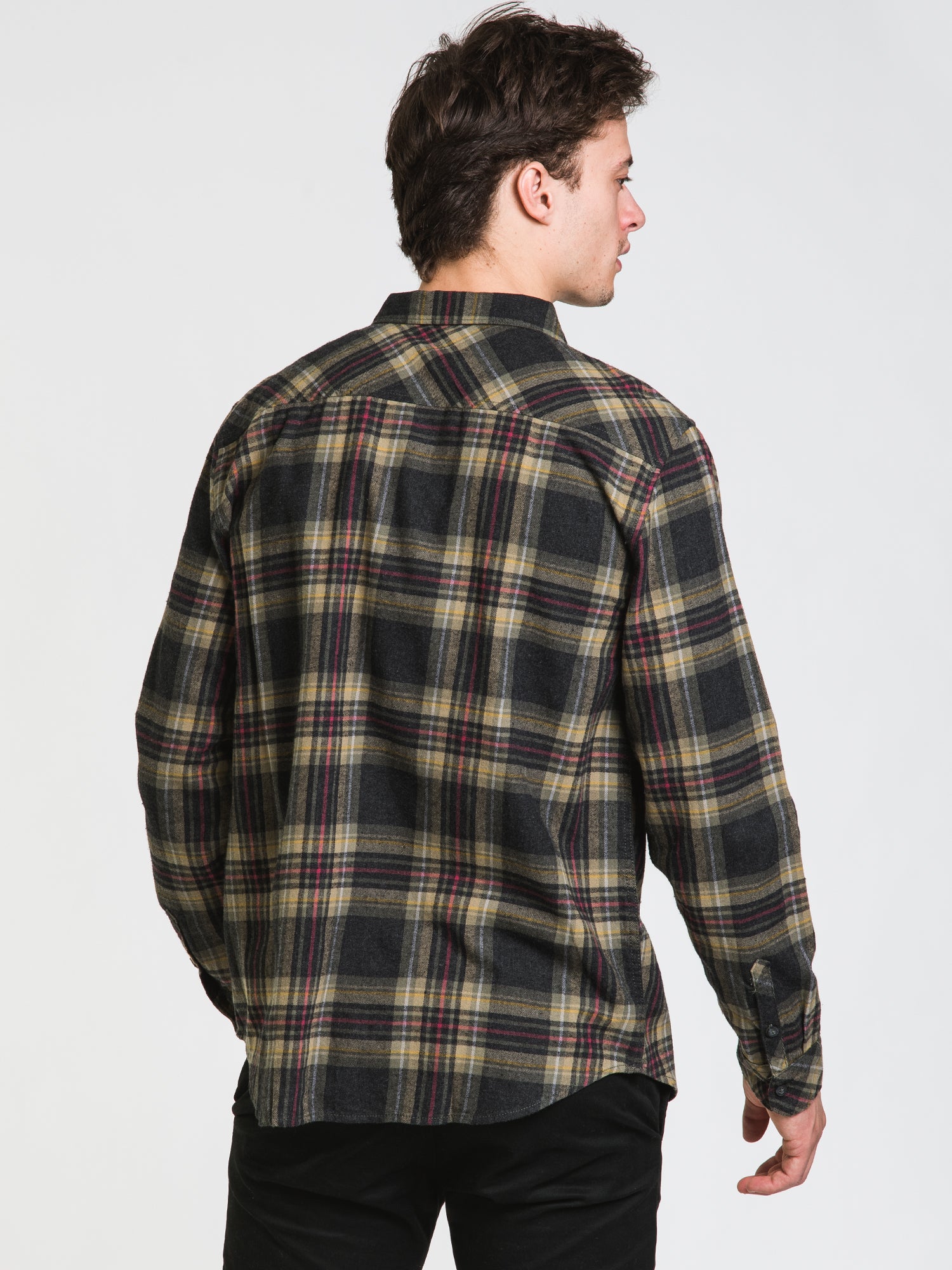 Billabong Coastline Woven Long Sleeve Shirt - Men's Casual Beachwear for Surfing, Fishing & Outdoor Activities | Clearance Sale