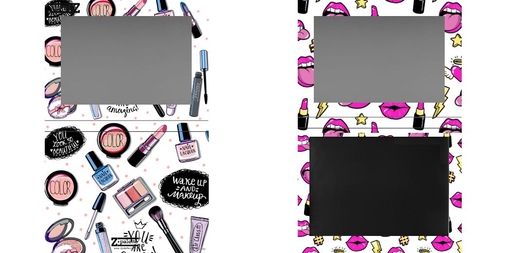 Custom Extra Large Z Palette - Magnetic Makeup Palette for Eyeshadows & Blush - Perfect for Professional Makeup Artists & Travel